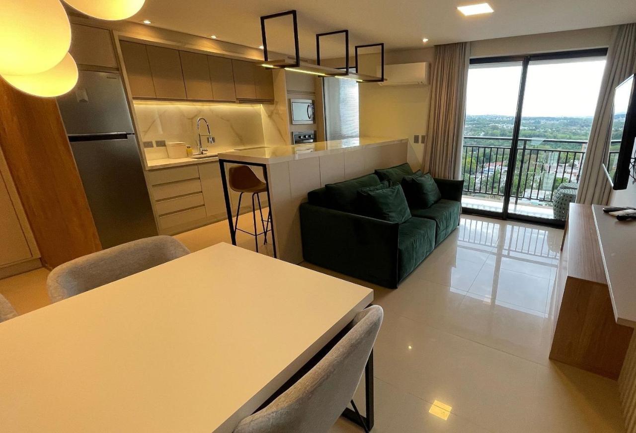 Lindissimo Apt No Ultimo Andar No Centro De Foz Com Vista Incrivel Appartement Foz do Iguaçu Buitenkant foto